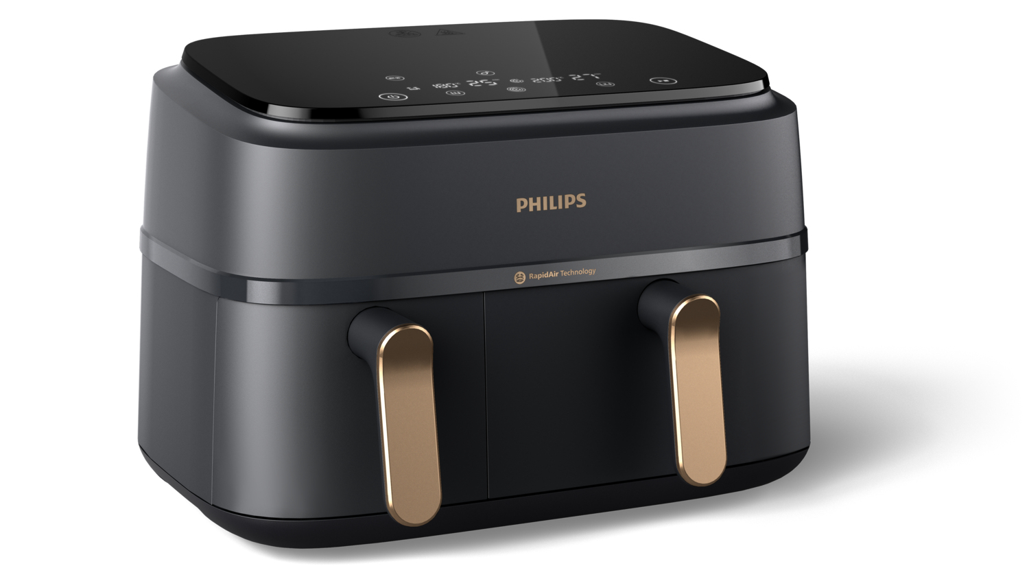 Airfryer PHILIPS NA352/04 met dubbele mand