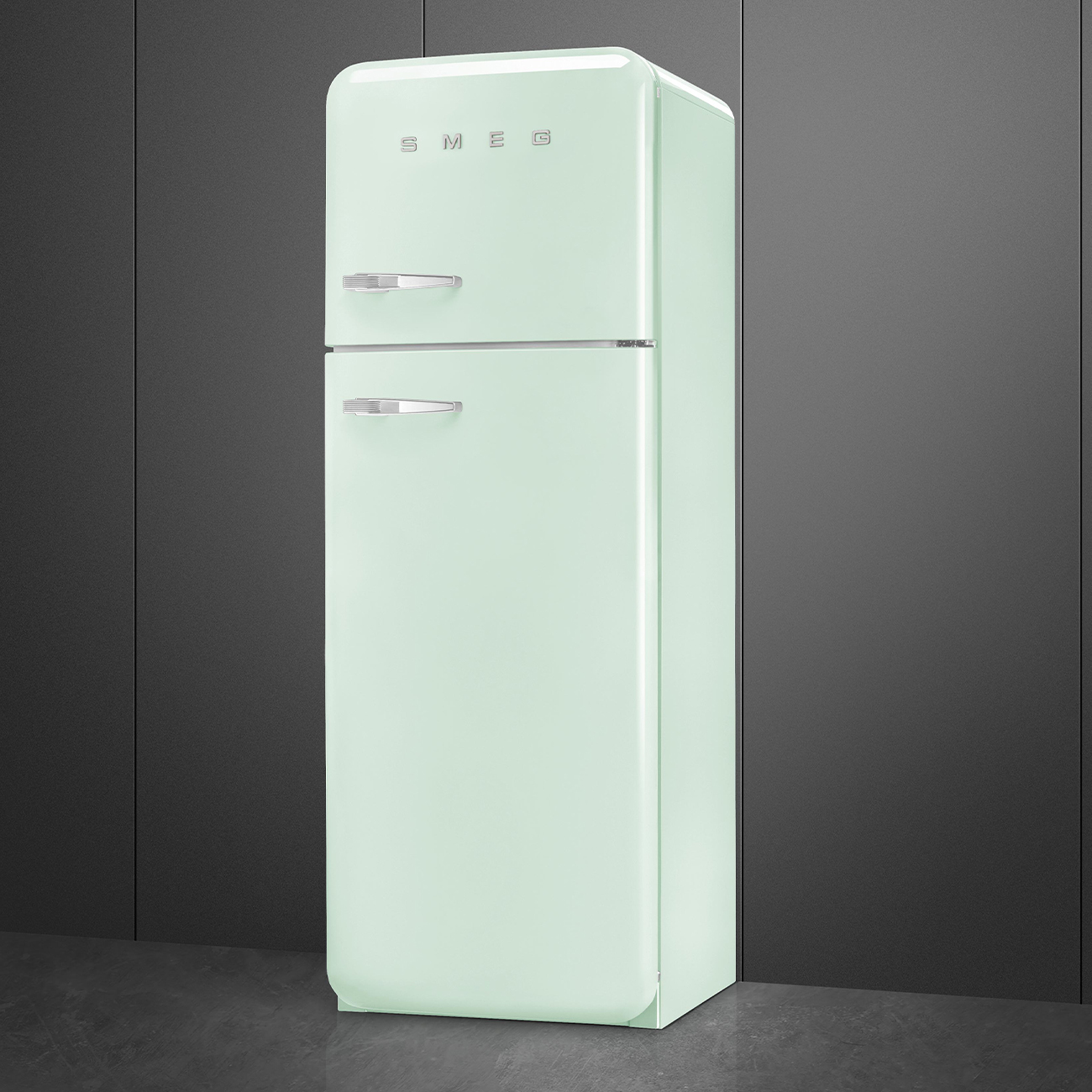 Smeg FAB30RPG5 koel-vriescombinatie Vrijstaand 294 l D Groen