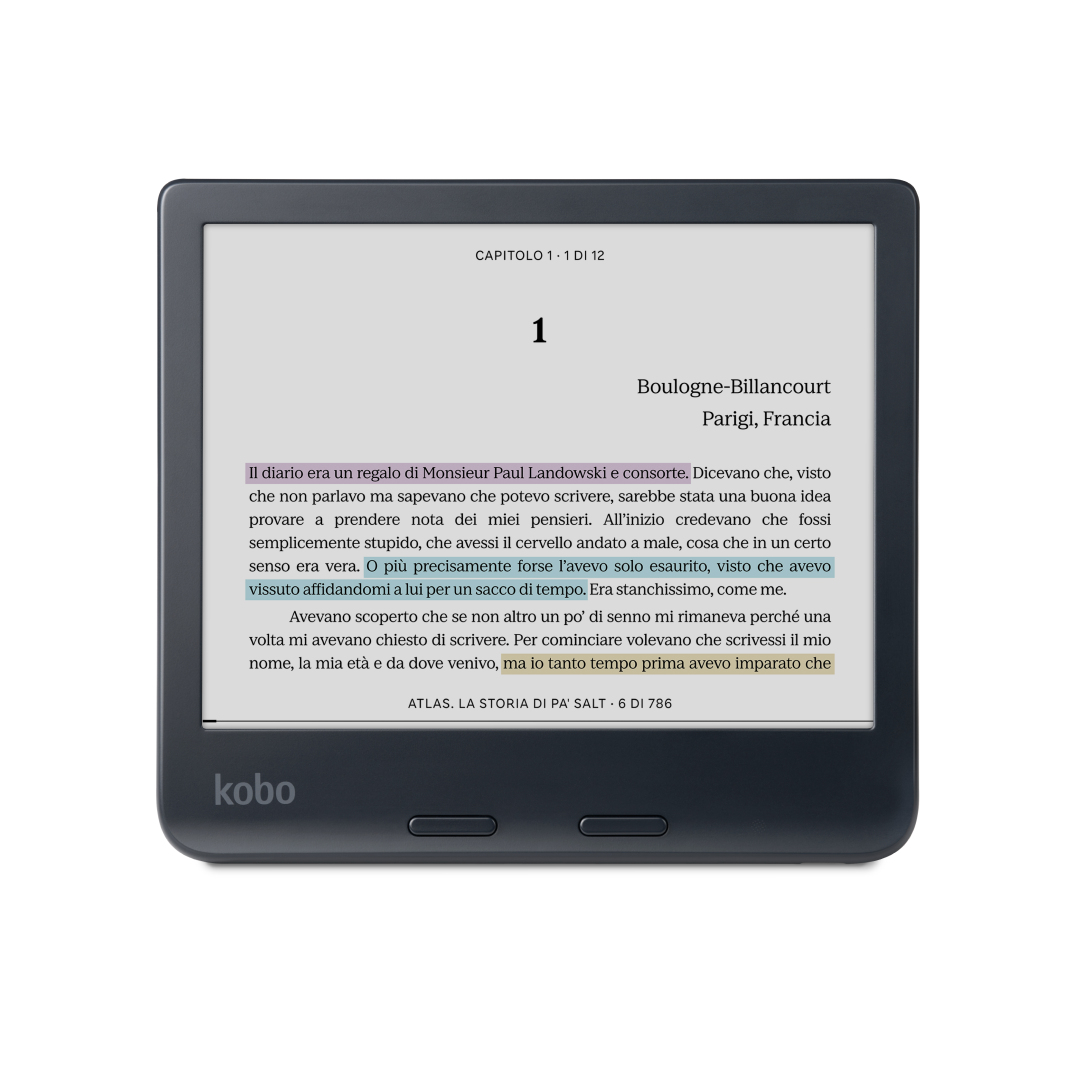 E-reader Kobo Libra Colour E-book Touchscreen 32GB Wi-Fi Zwart