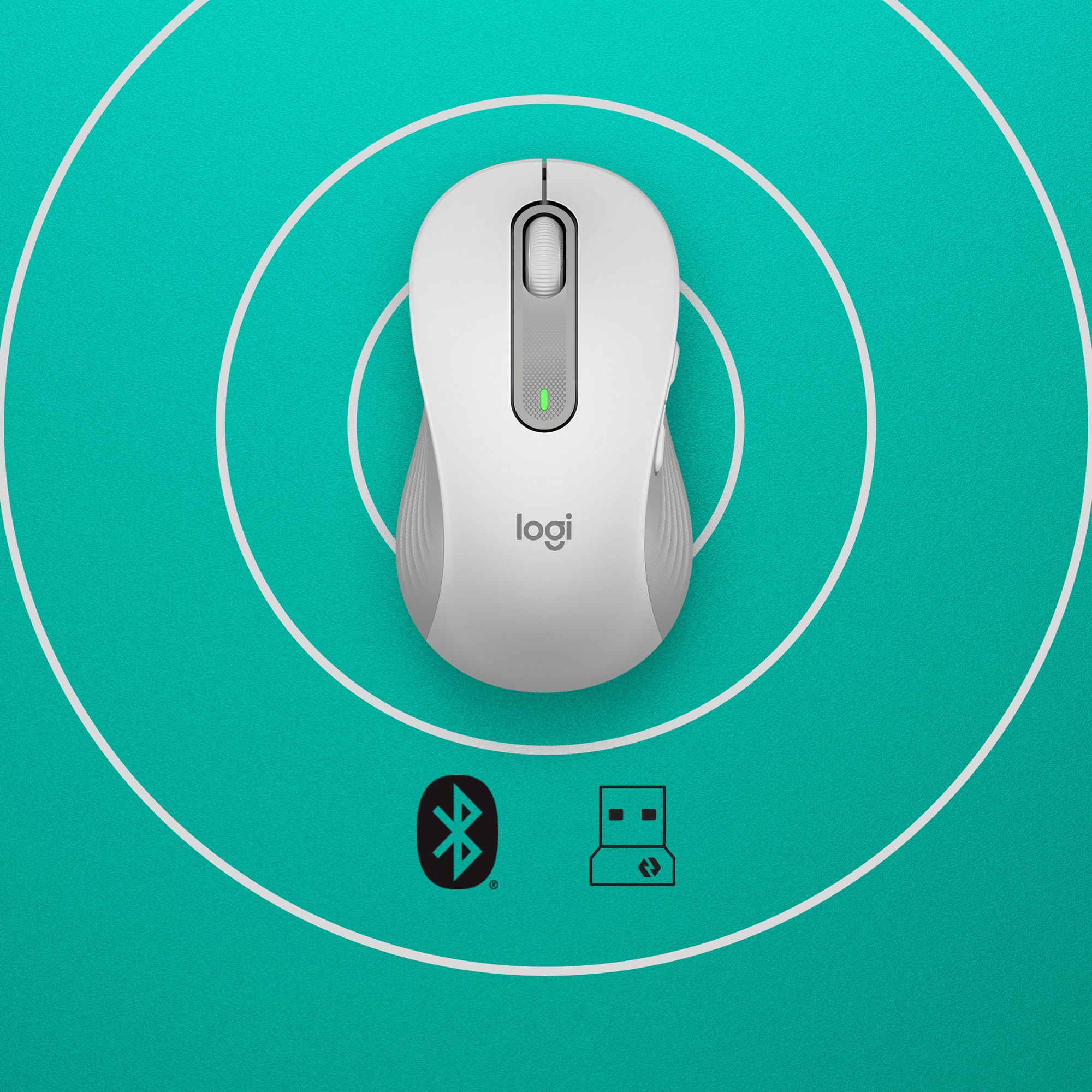 Draadloze Muis Logitech M650 LargeLinksh. Signature White