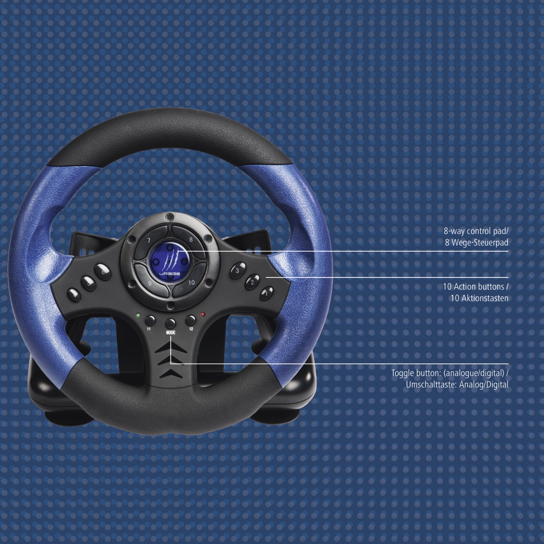 Gaming steering wheel  GripZ 500