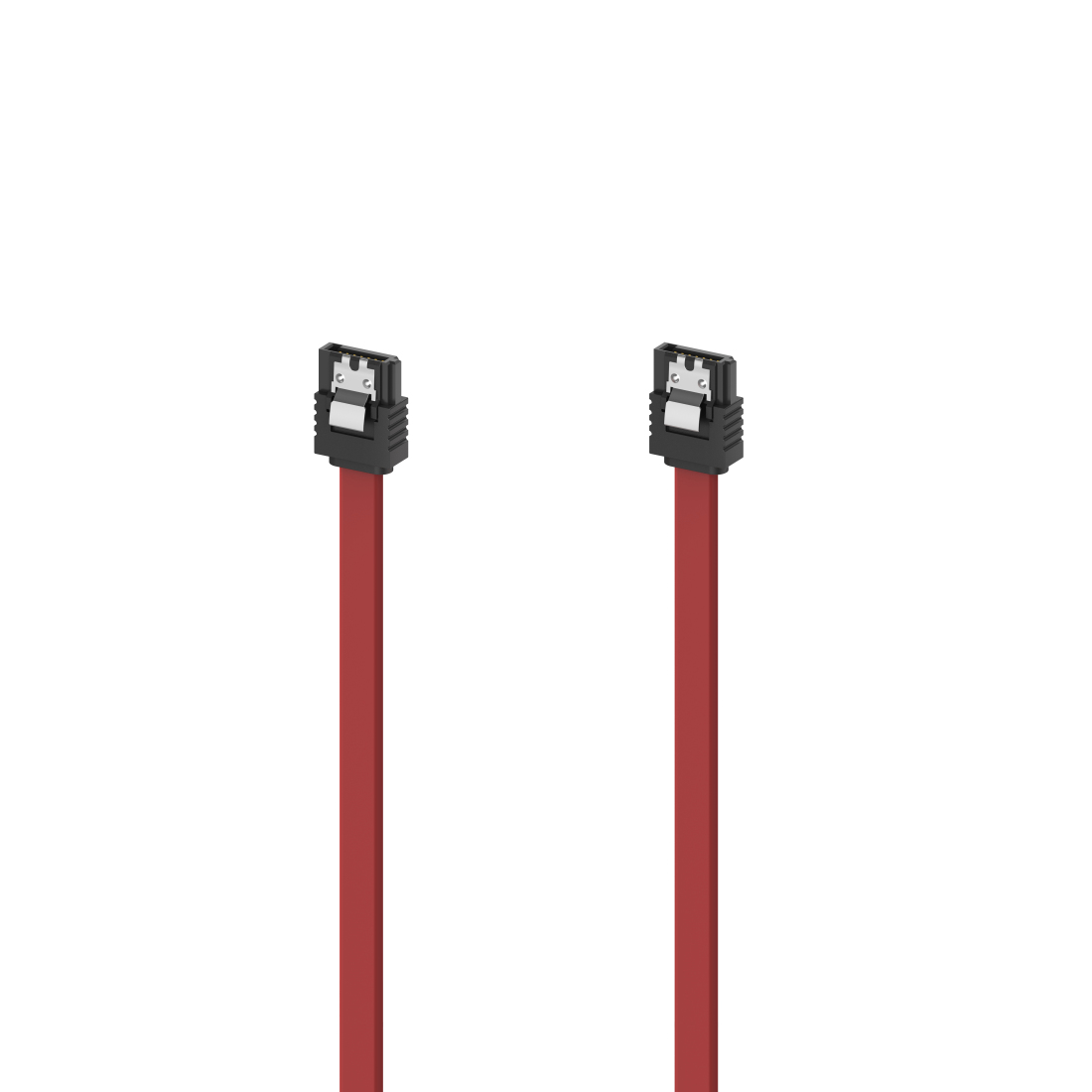 Hama 00200739 SATA-kabel 0,45 m Rood