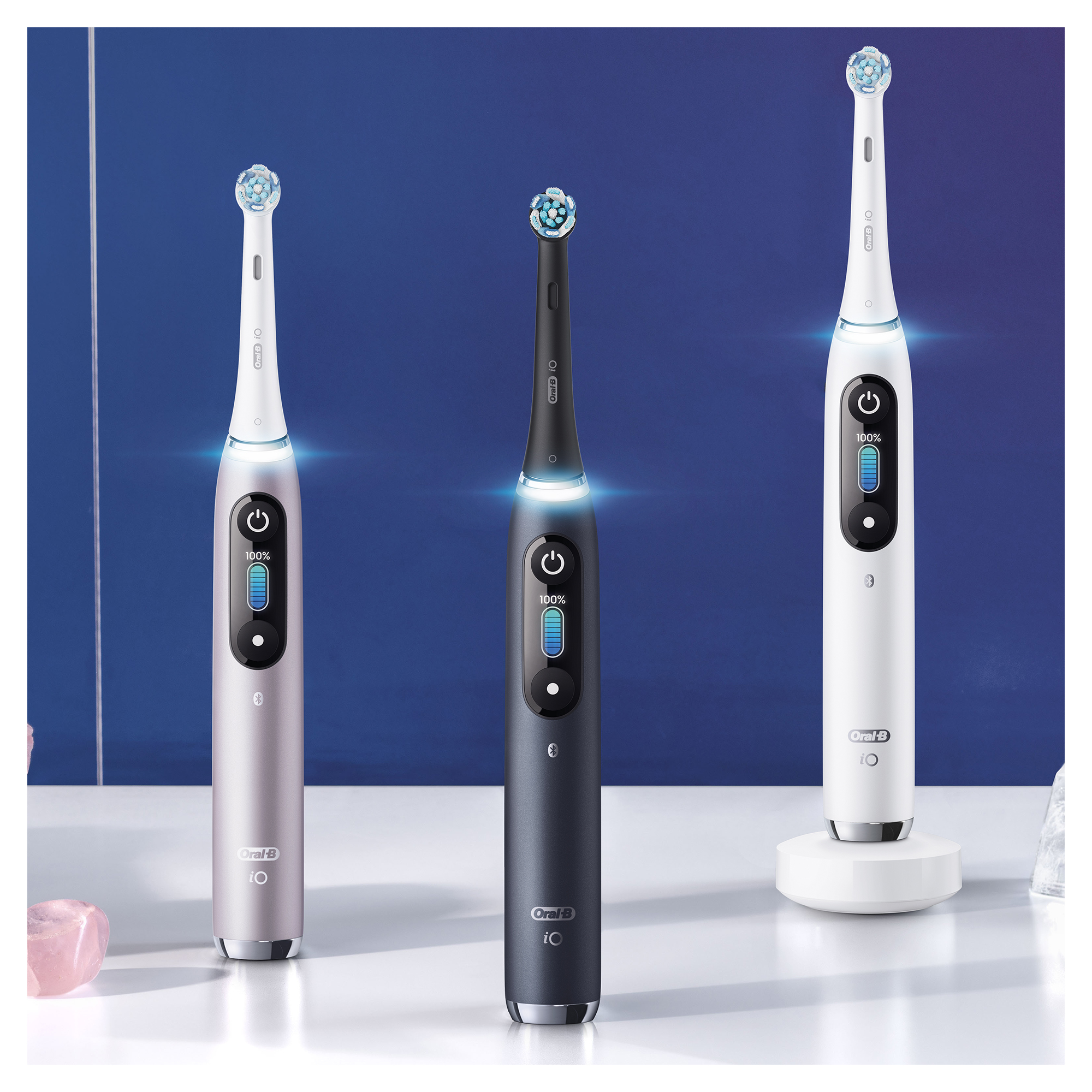 Oral-B iO Series 9n Volwassene Roterende-oscillerende tandenborstel Roze