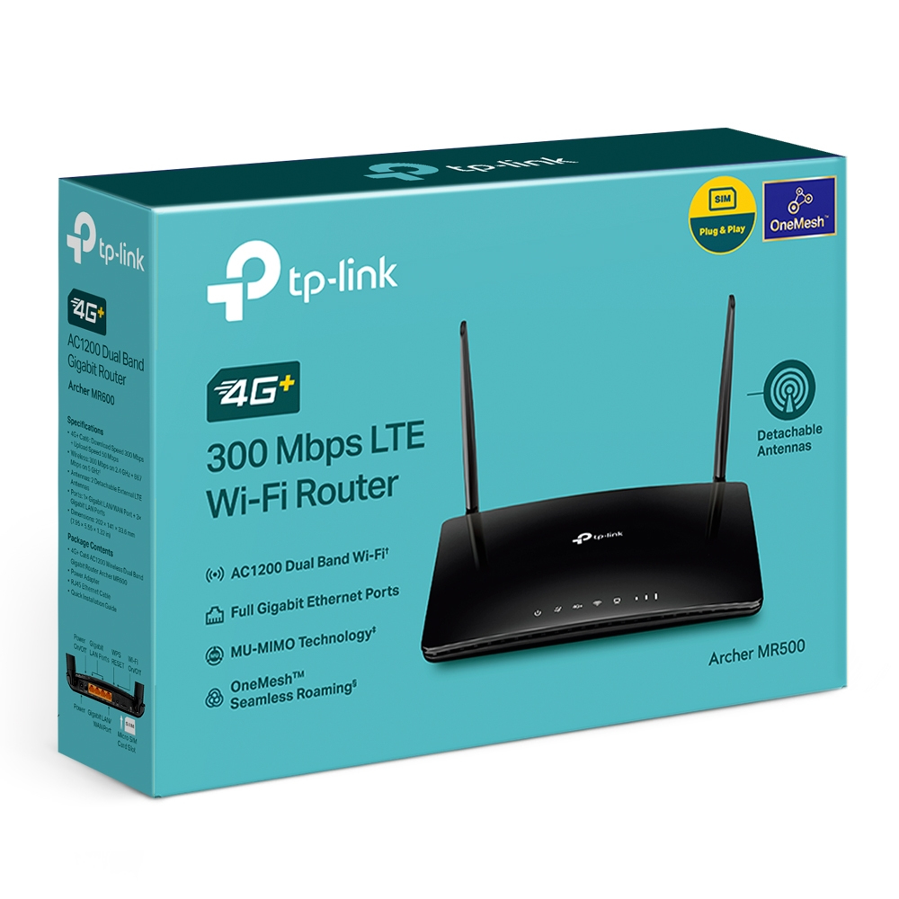 TP-LINK ARCHER MR500 ROUTER CAT6 4G LTE