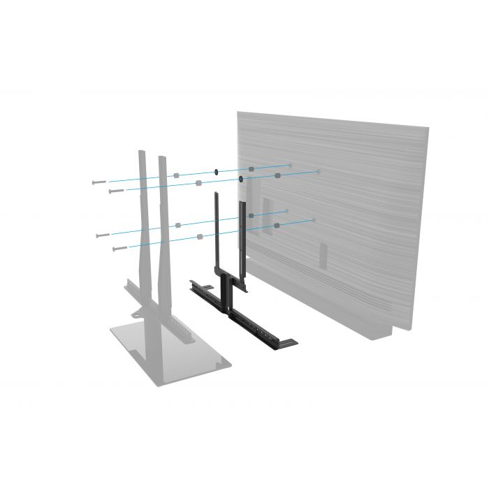 Frame CAVUS voor soundbar universeel zwart (muurbeugel)