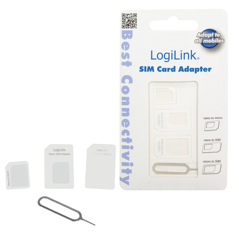 Telecom Acc. LOGILINK AA0047 Dual Sim Card Adapter