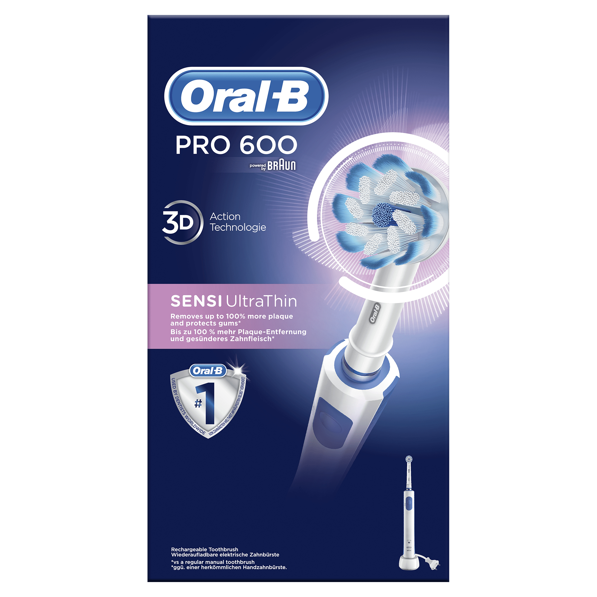 Tandenborstel Braun Oral-B Pro 600Sensitive Clean