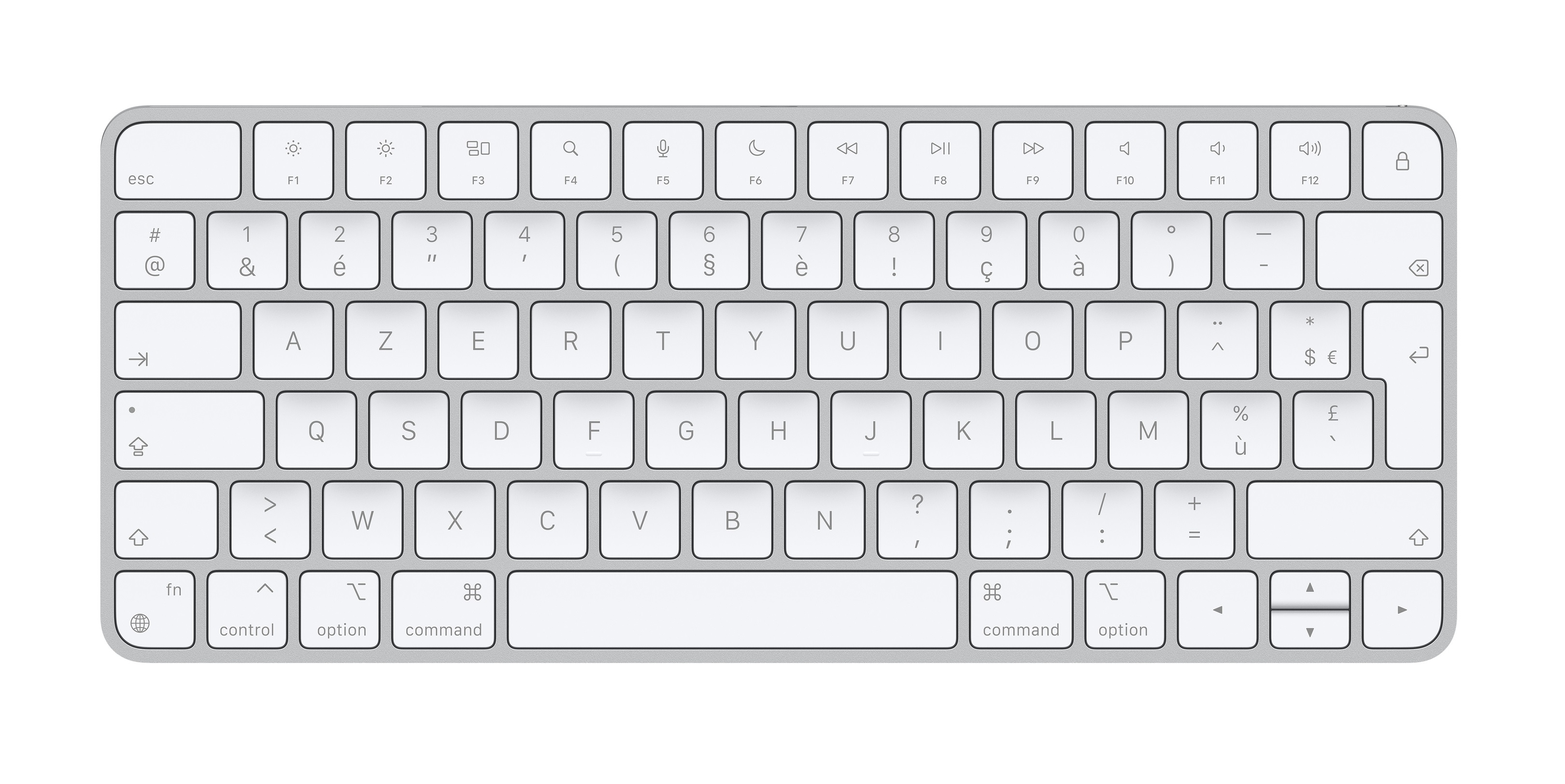 Toetsenbord Apple Magic Keyboard Ned. AZERTY Zilver