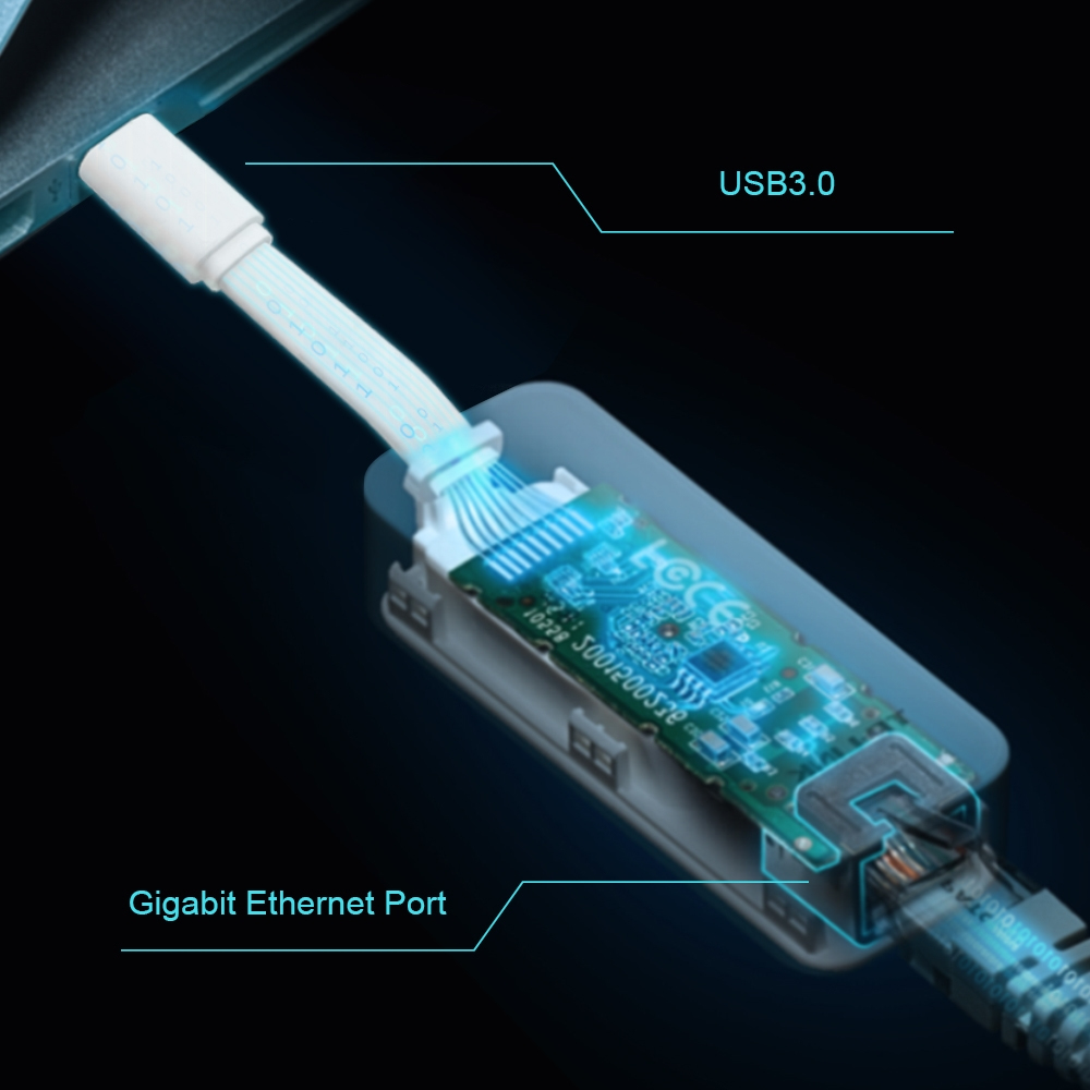 TP-LINK UE300C USB TYPE-C TO RJ45 GIGABI