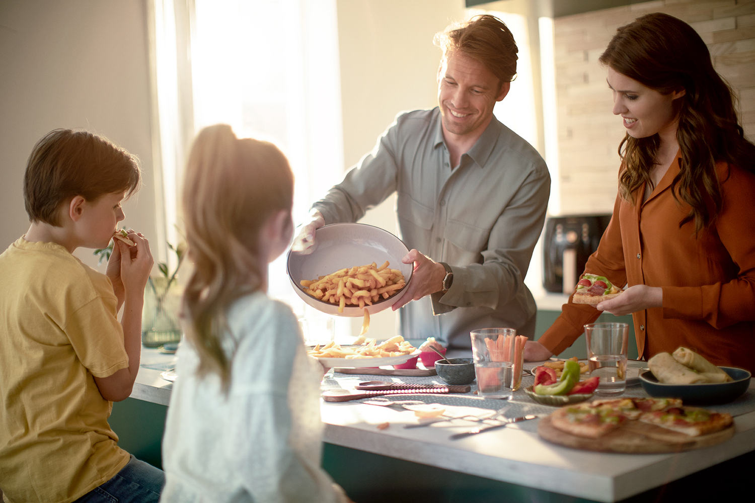 Philips Premium Smart Sensing XXL HD9867/90 Airfryer 7,3L, ajuste durée de cuisson, température