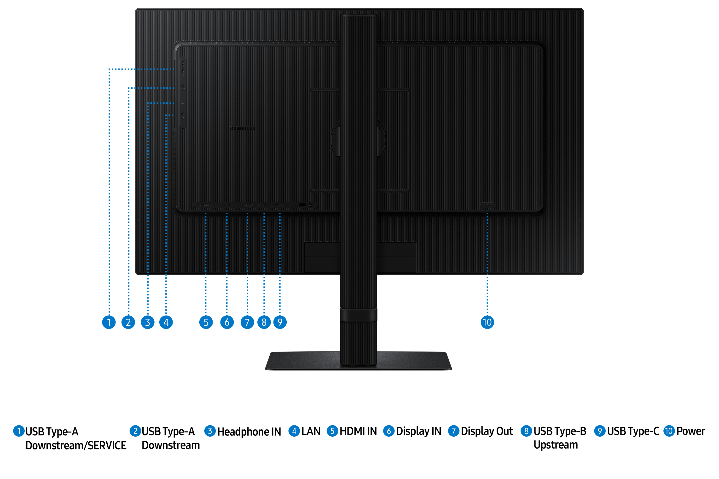 Samsung Monitor LS24D600UAUXEN 24' QHD 16:9 100Hz Black