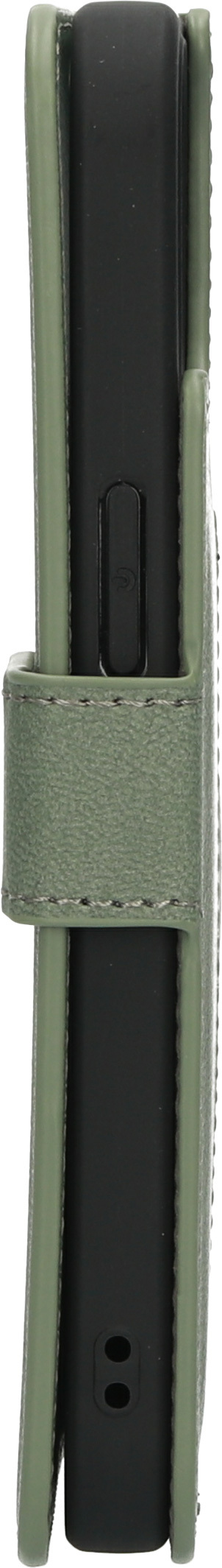 Mobiparts Classic Wallet coque de protection pour téléphones portables 15,5 cm (6.1") Étui avec portefeuille Vert