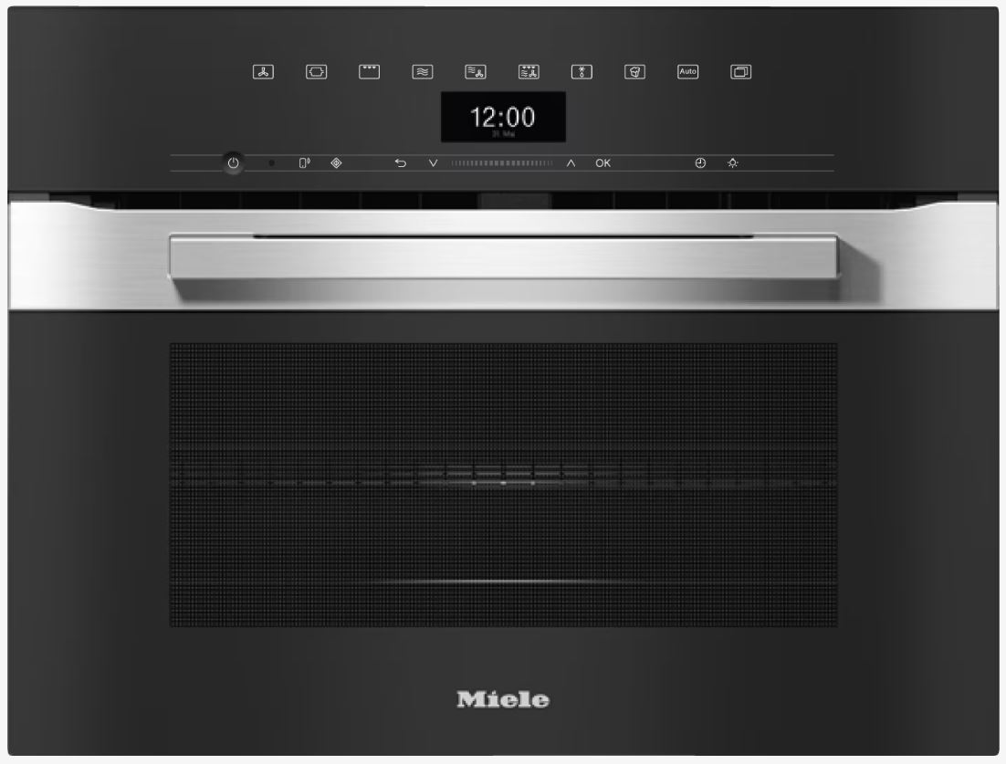 Miele H 7440 BM 43 l Zwart, Roestvrijstaal