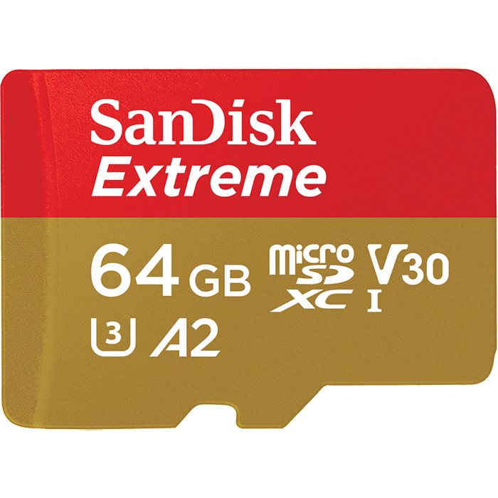 SanDisk SD Extreme 64GB 160MB/s C10 - UHS-I