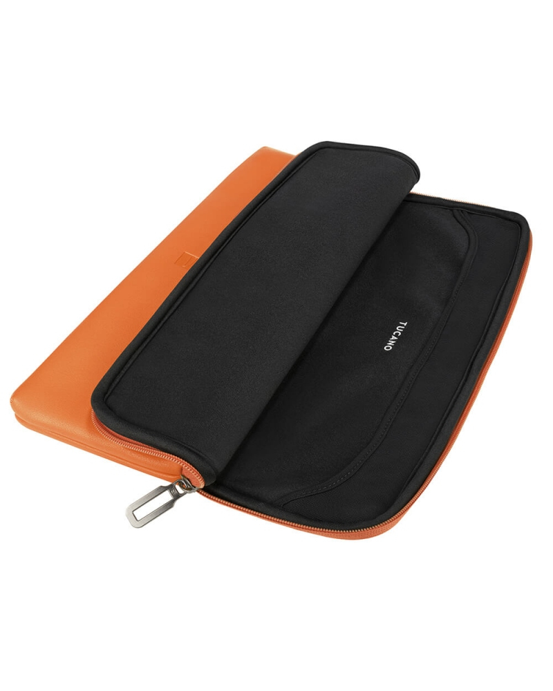 Laptopsleeve Tucano 15,6-16" LederOranje