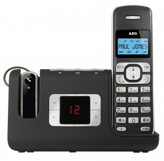 AEG Voxtel D235 DECT-telefoon Nummerherkenning Zwart, Zilver