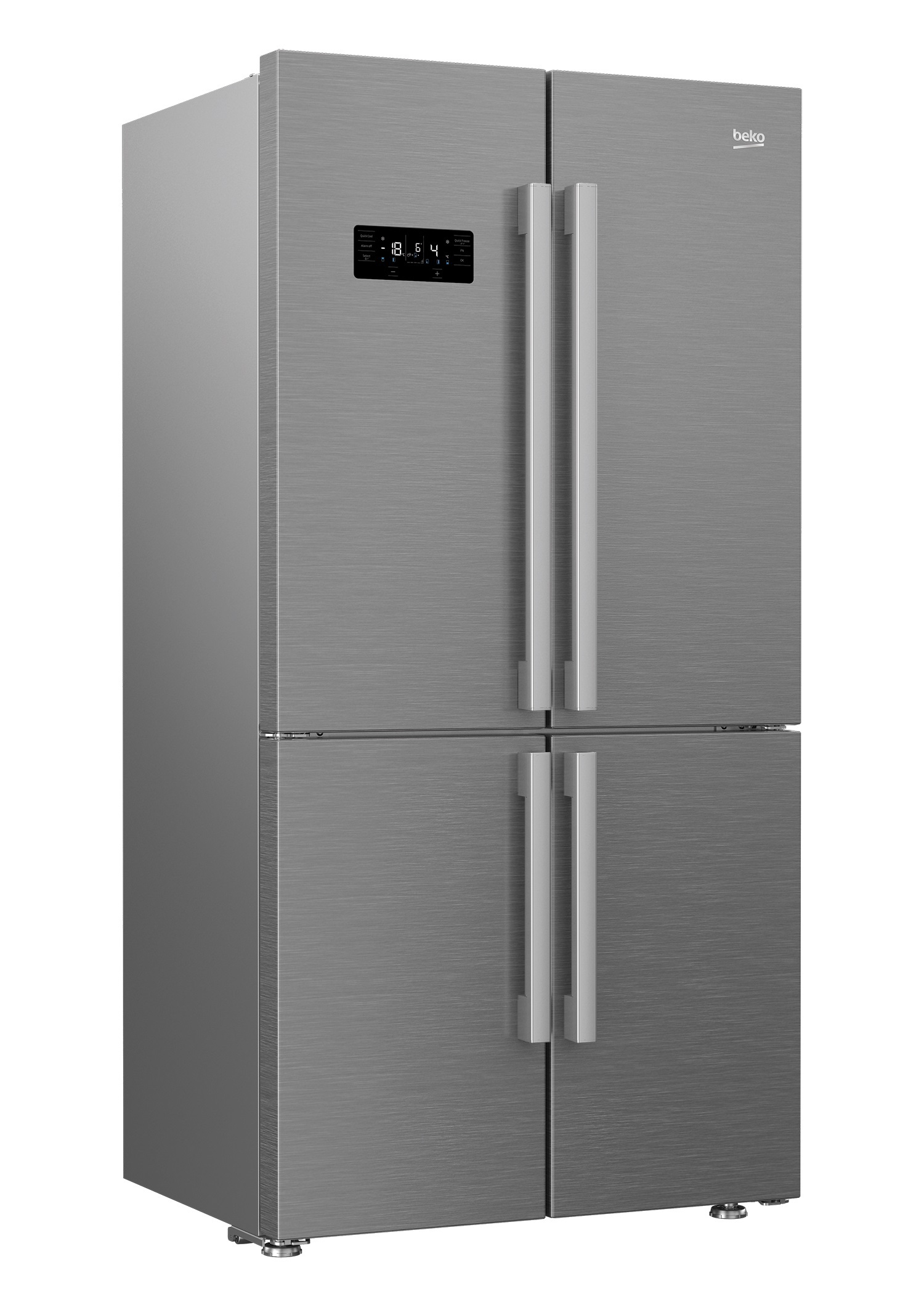 Beko GN1416231JX frigo américain Pose libre 530 L Acier inoxydable