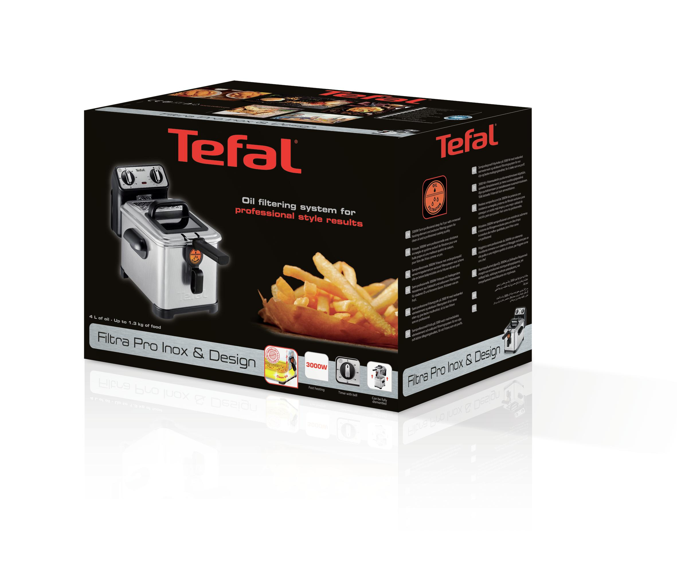 Tefal deep fryer filtre pro 4l fr517170