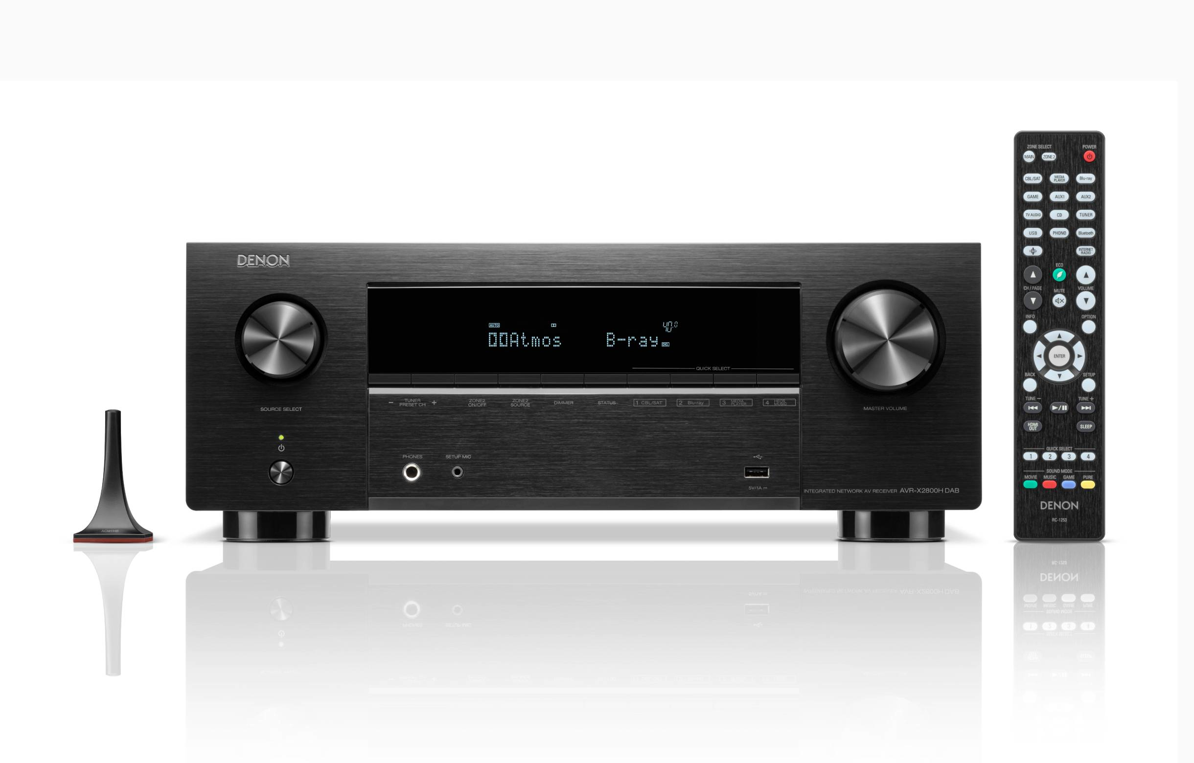 AV Receiver DENON AVR-X2800H zwart