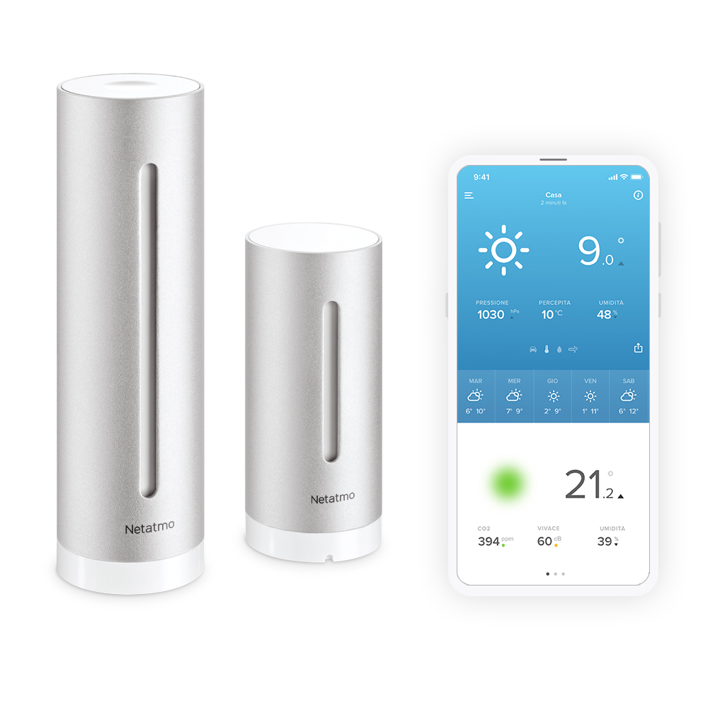 Weerstation NETATMO NSW01-EC indoor - outdoor CO2