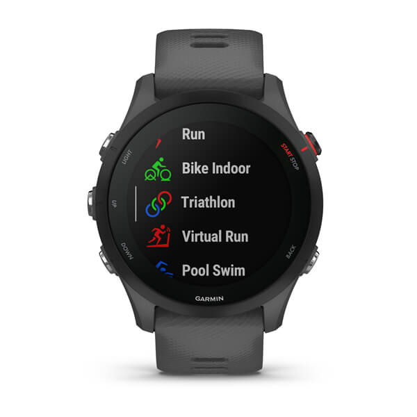 Sportwatch Garmin Forerunner 255 leigrijs/zwart