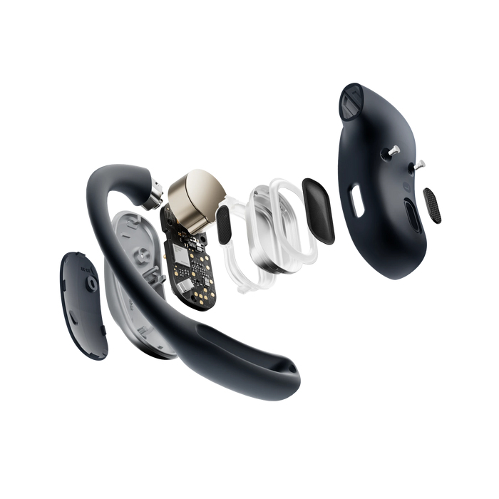 Hoofdtelefoon SHOKZ OpenFit Air zwart