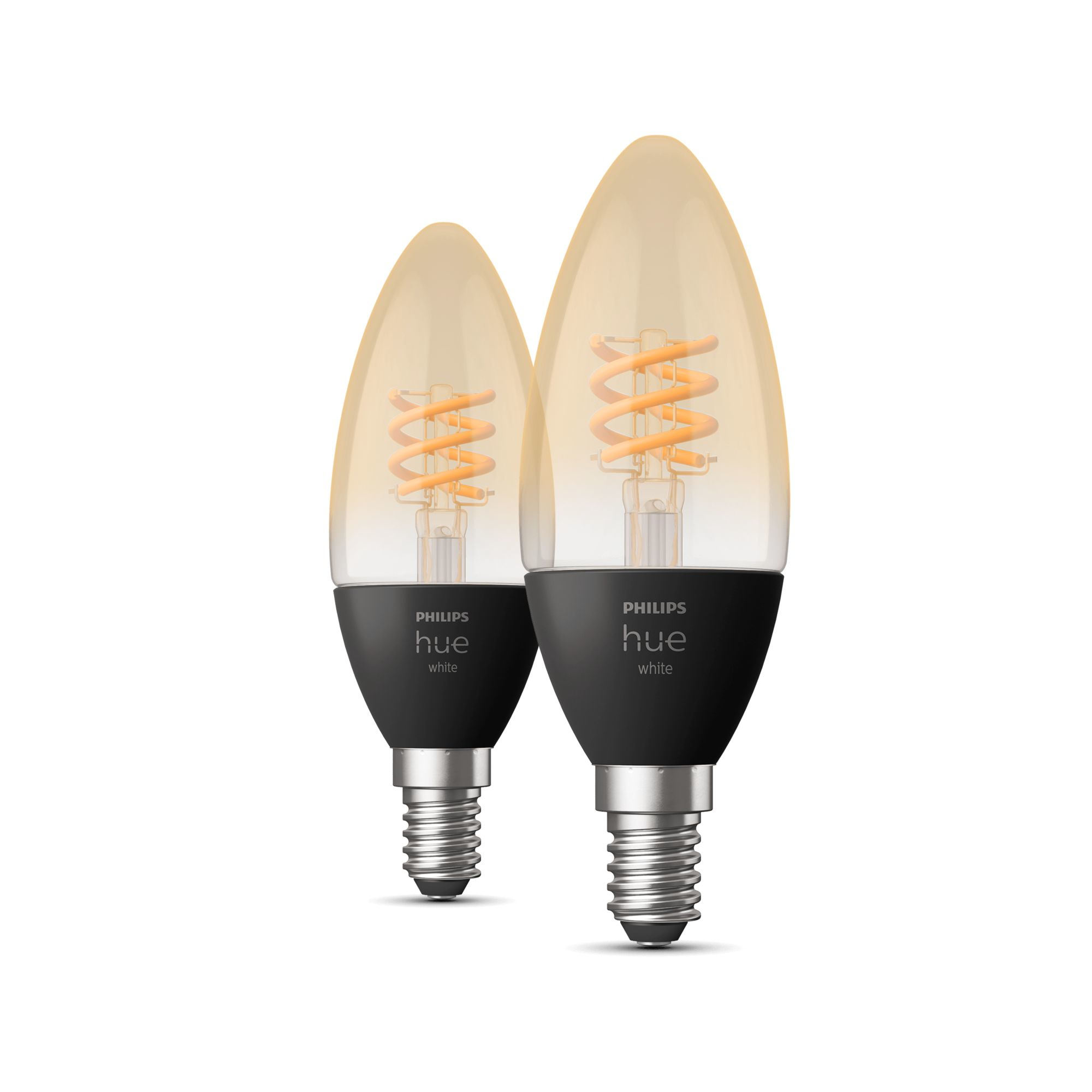 Lamp PHILIPS HUE Filament White E14 2pcs