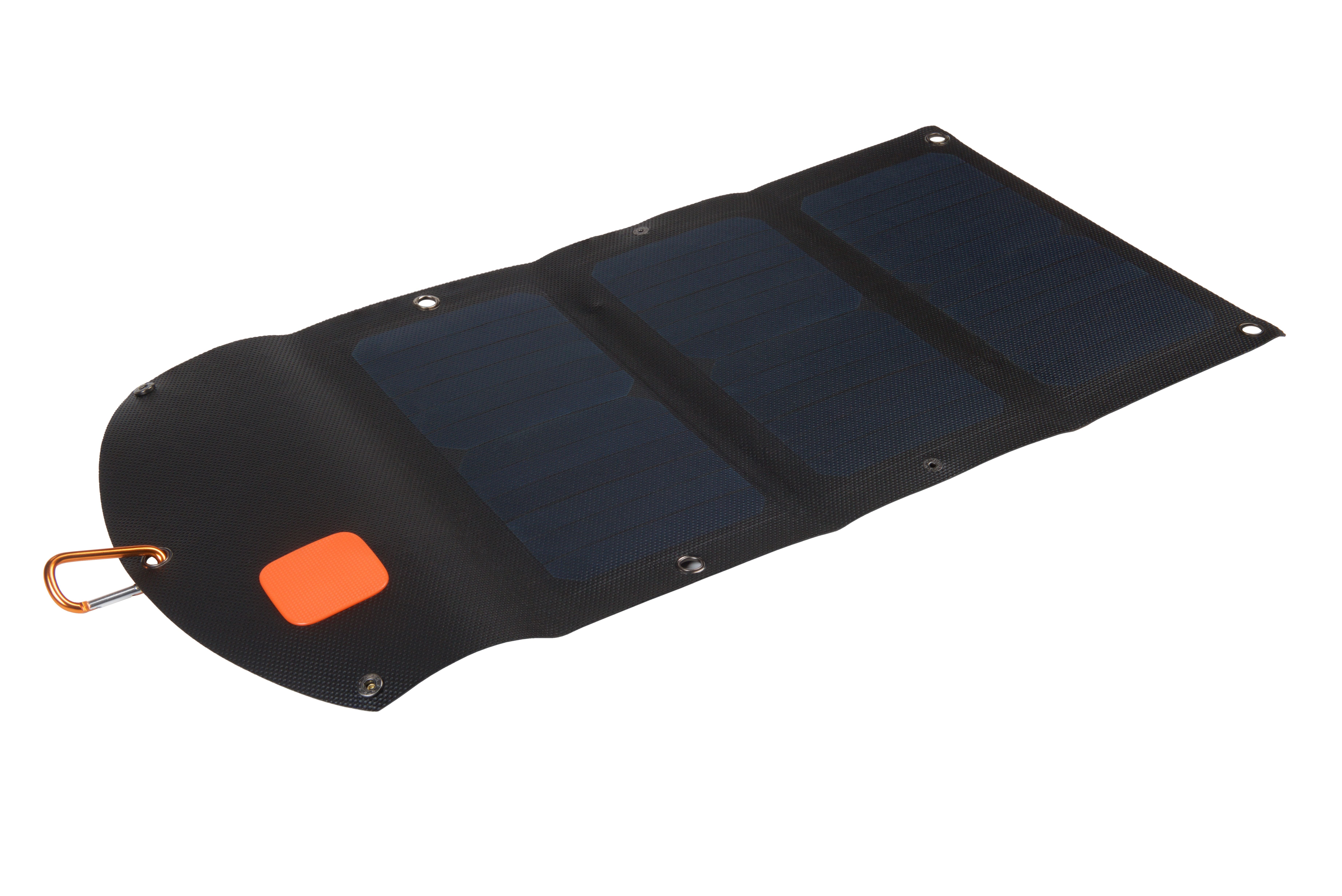 Powerbank Solarbooster lader USB-A& USB-C 21W zwart