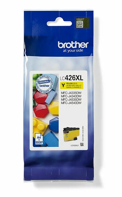 Brother LC-426XLY inktcartridge 1 stuk(s) Origineel Hoog (XL) rendement Geel