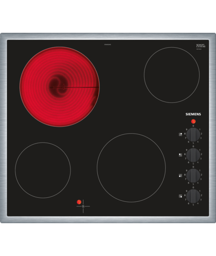 Siemens ET645CEA1E kookplaat Zwart, Roestvrijstaal Ingebouwd Keramisch 4 zone(s)