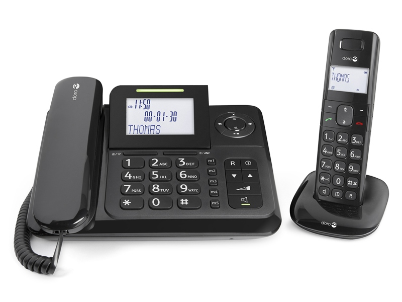 Seniorentelefoon DORO Dect + Fix Comfort 4005 Combo