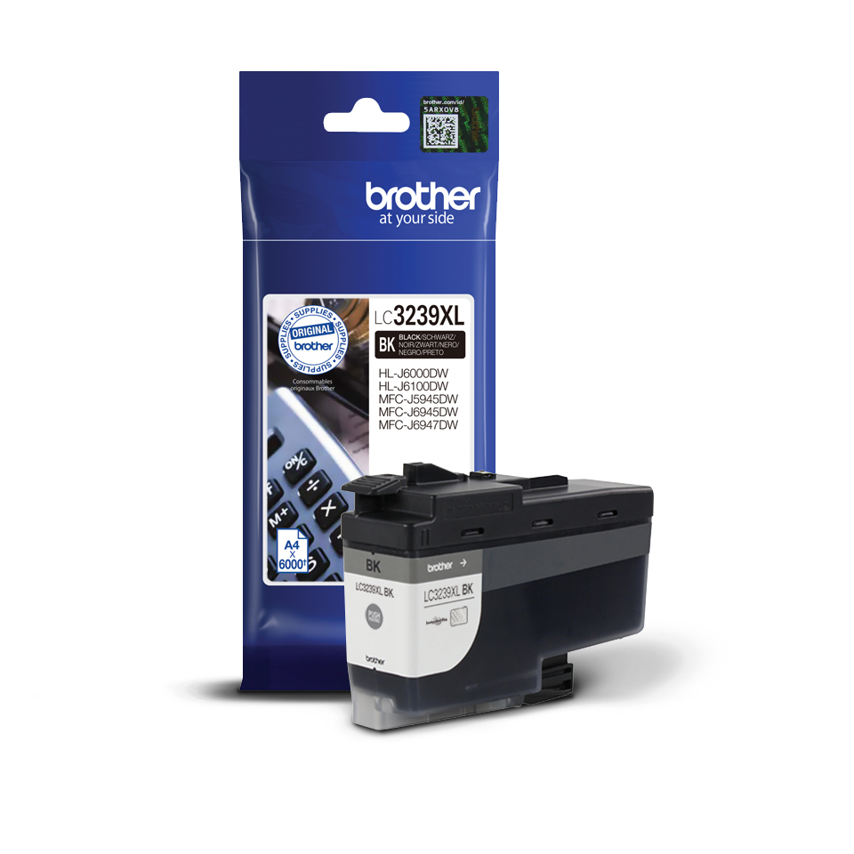 Brother LC-3239XLBK inktcartridge 1 stuk(s) Origineel Hoog (XL) rendement Zwart