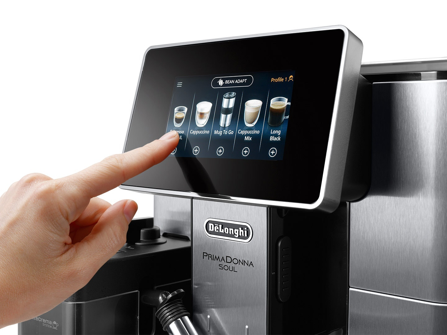 Espresso DELONGHI ECAM610.74.MB PrimaDonna Soul