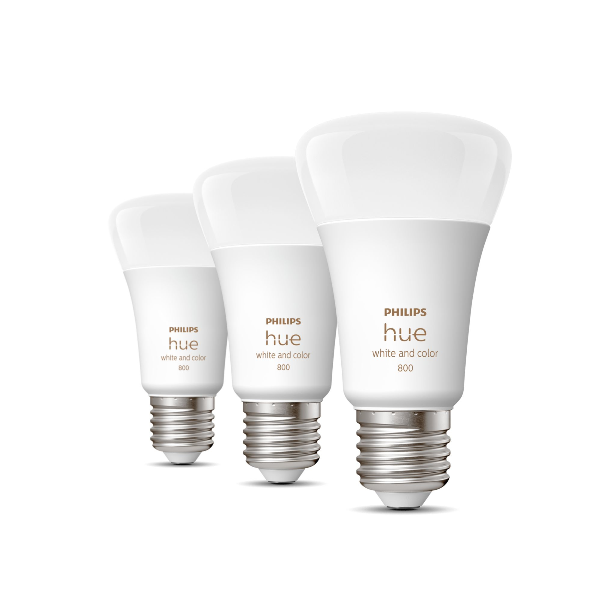 Lamp Philips Hue White Color Ambiance E27 800L 3-Pack