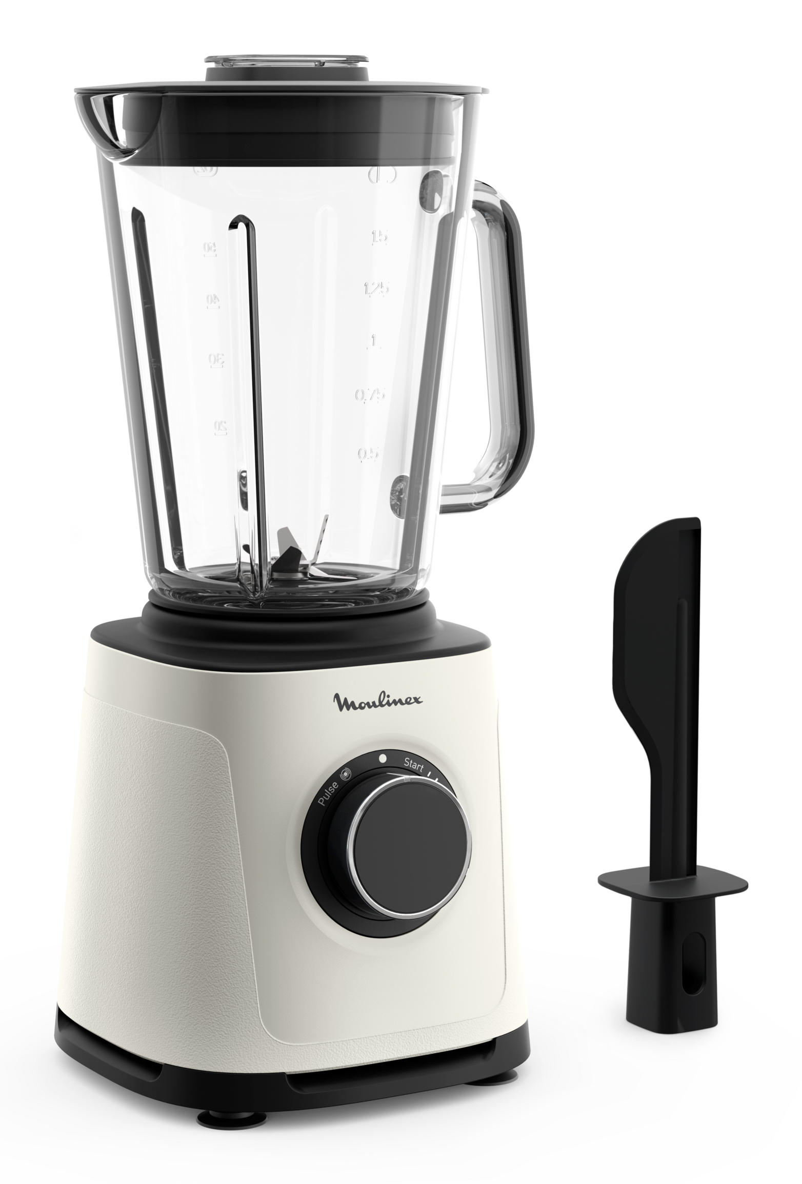 Moulinex PerfectMix Essential 1,5 l Blender voor op aanrecht 1200 W Ecru