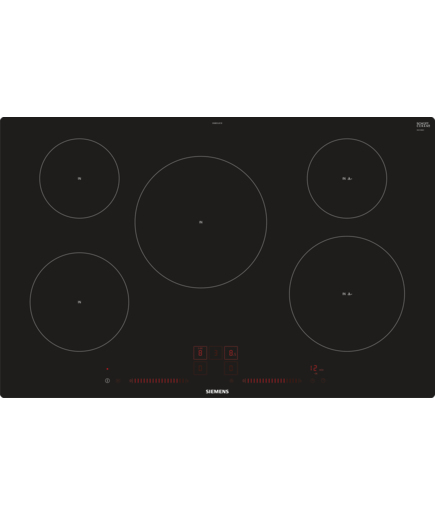 Siemens EH801LVC1E kookplaat Zwart Ingebouwd Inductiekookplaat zones 5 zone(s)