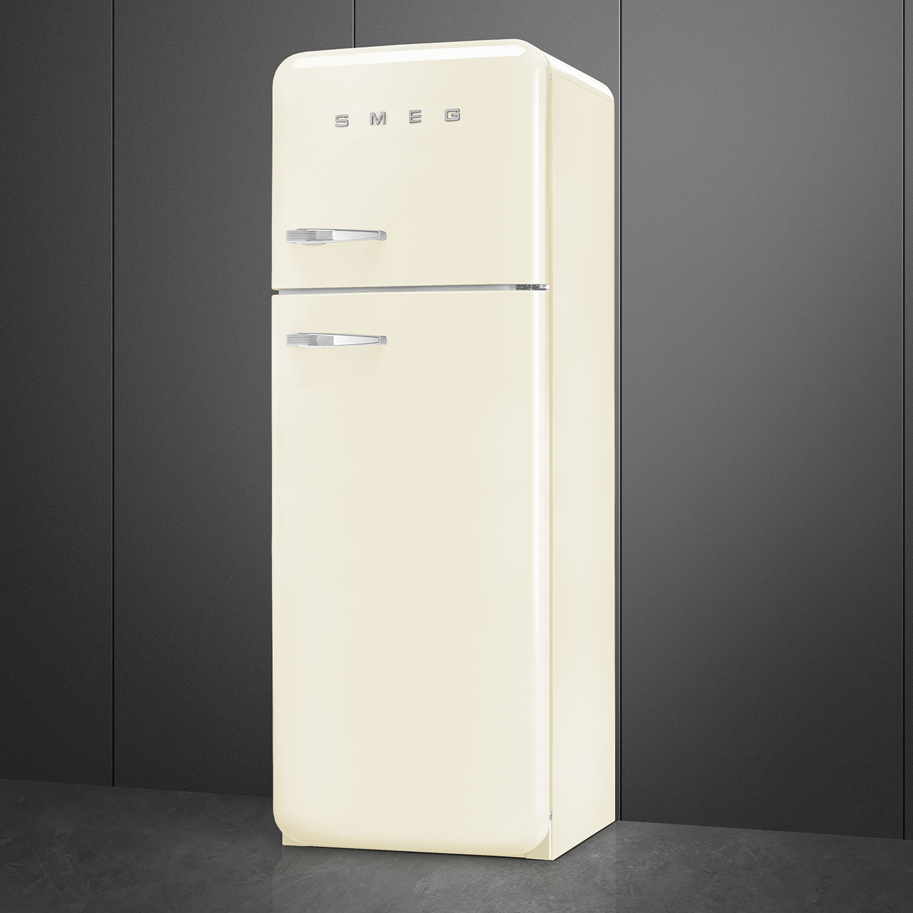 Smeg FAB30RCR5 koel-vriescombinatie Vrijstaand 294 l D Crème