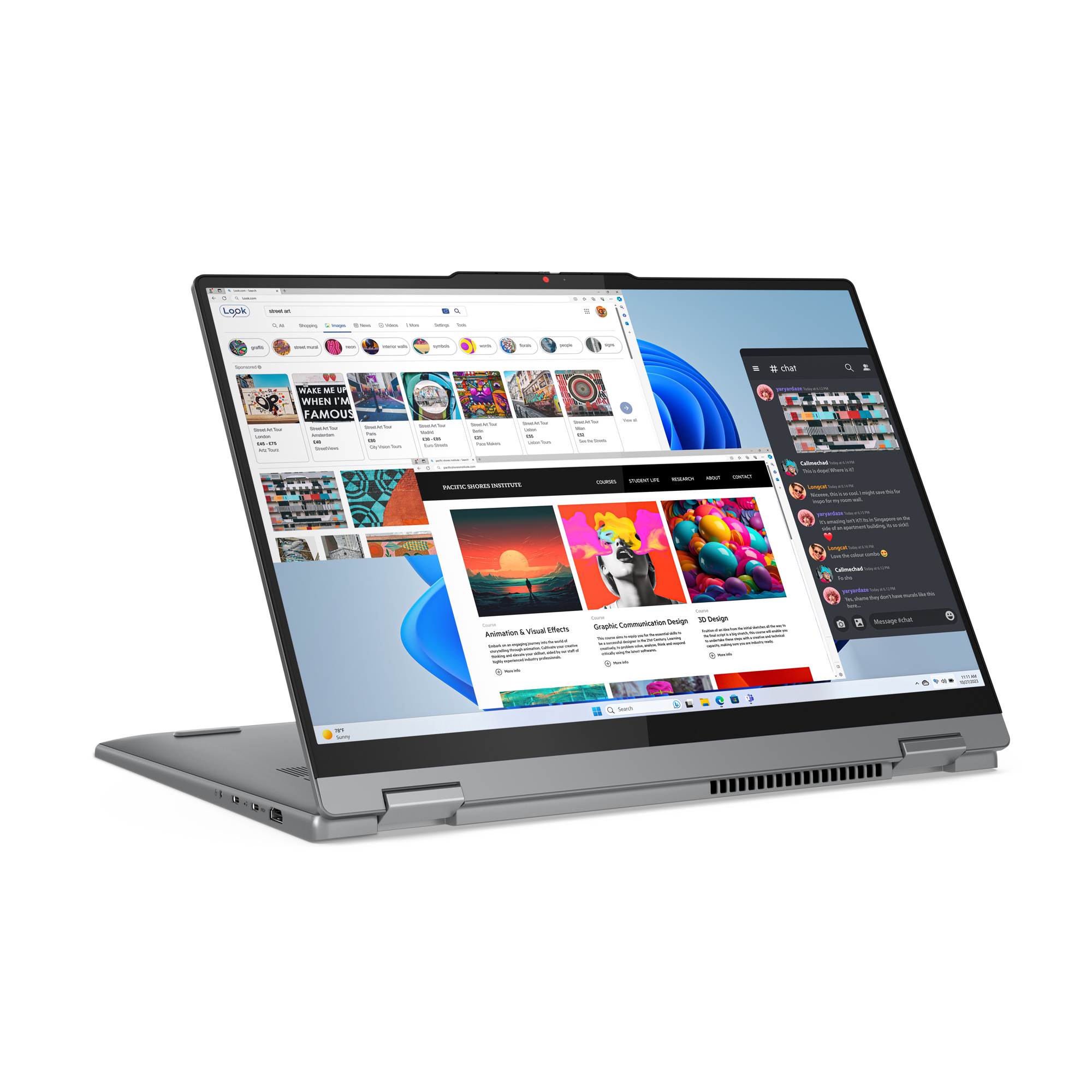 Lenovo IdeaPad 5 2-in-1 16AHP9 AMD Ryzen™ 5 8645HS Hybride (2-in-1) 40,6 cm (16") Touchscreen 16 GB LPDDR5x-SDRAM 512 GB SSD Wi-Fi 6 (802.11ax) Windows 11 Home Grijs