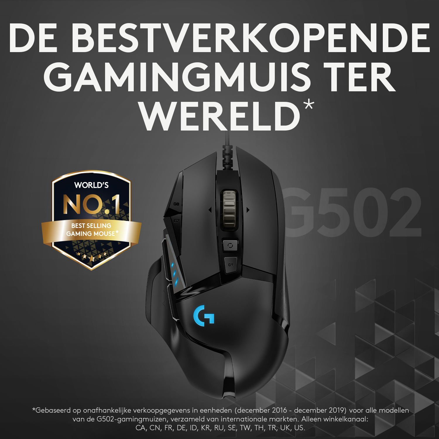 Muis Logitech G502 Hero