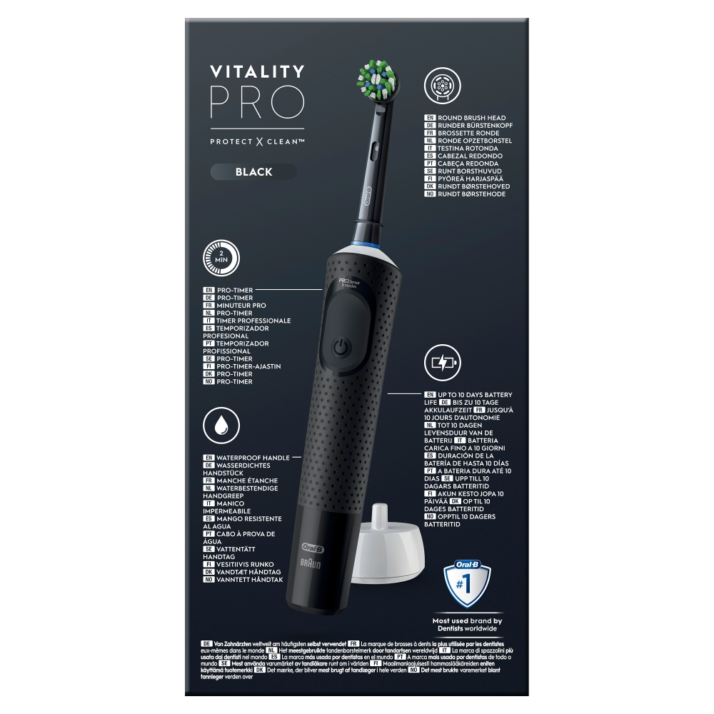 Elektrische Tandenborstel BRAUN Oral-B VITALITY PRO D Zwart