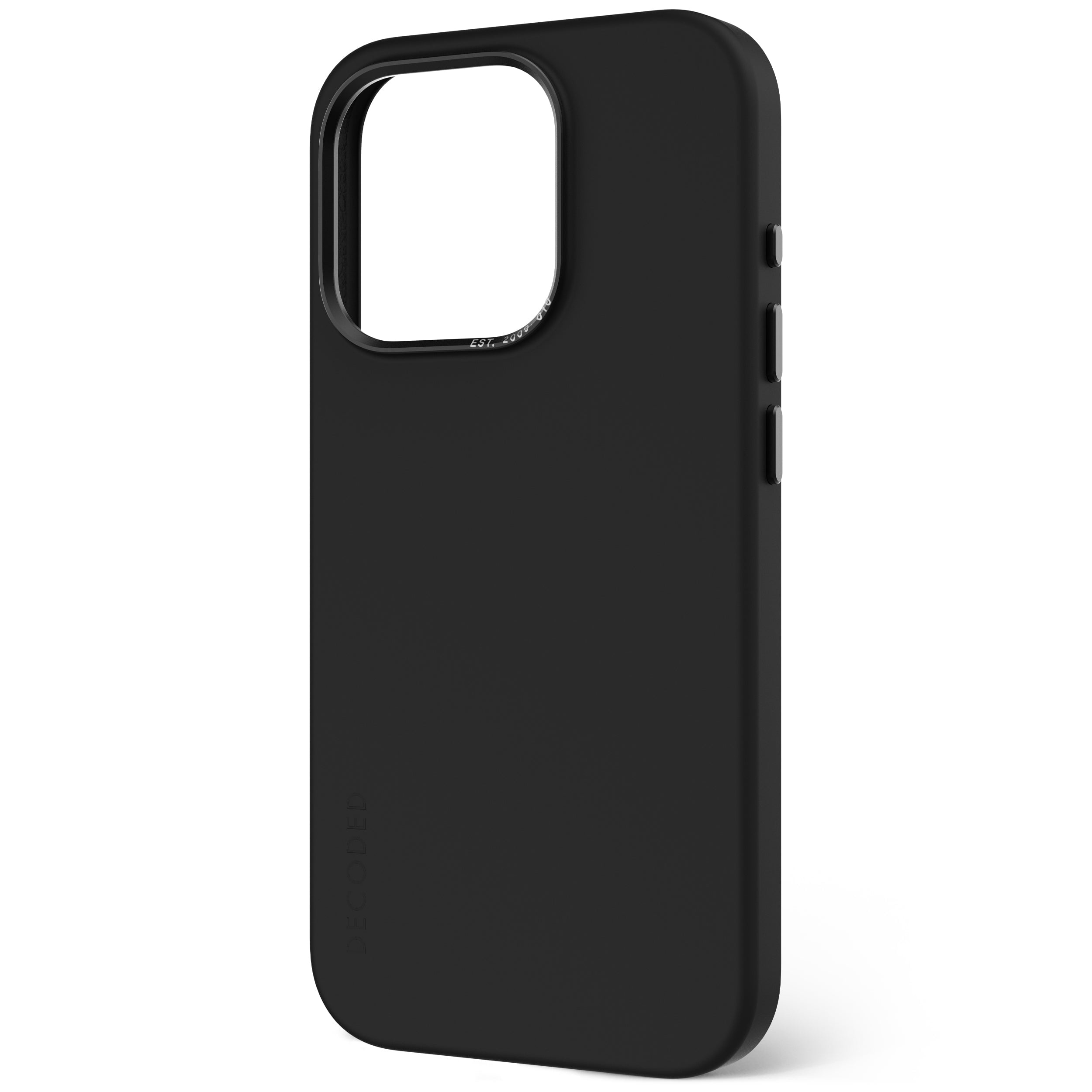 Tas DECODED Silicone Backcover iPhone 15 Pro Graphene