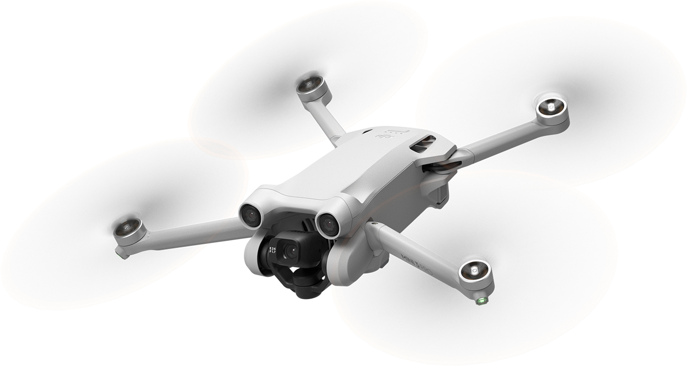 DJI Mini 3 Pro (RC RM330) 4 rotors Quadcoptère 48 MP 3840 x 2160 pixels 2453 mAh Noir, Blanc