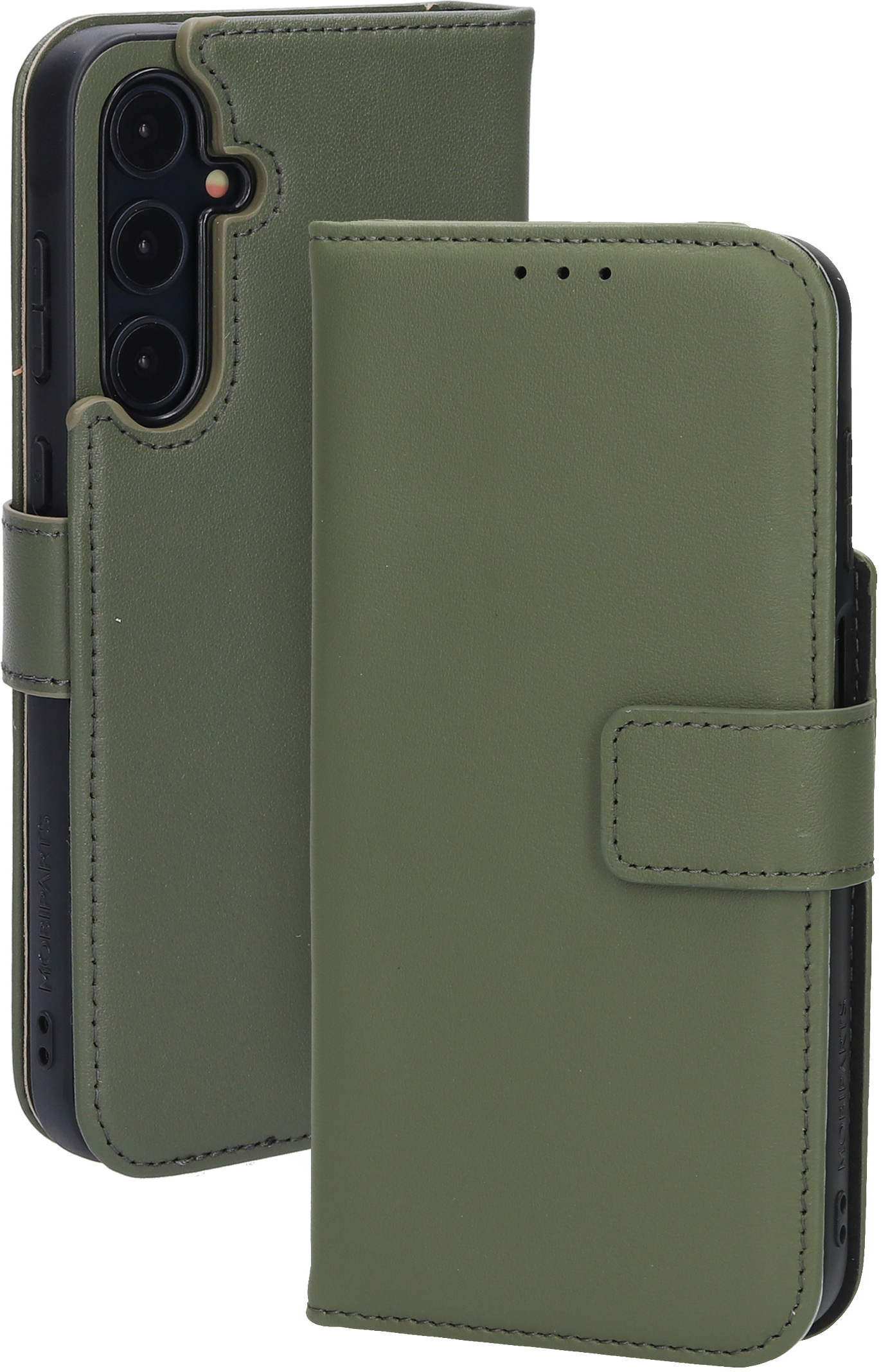 Mobiparts Leather 2 in1 Wallet Case Samsung Galaxy A55 Green