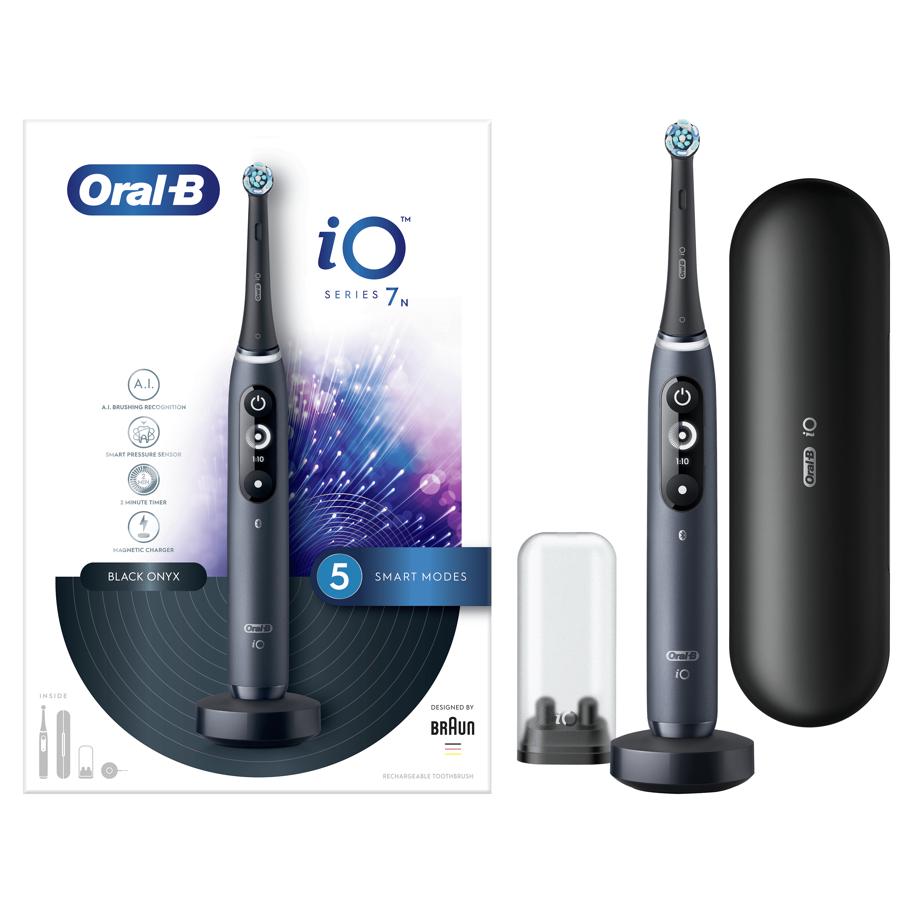 Tandenborstel Oral-B IO7N BLACK IOSeries 7S ZWART