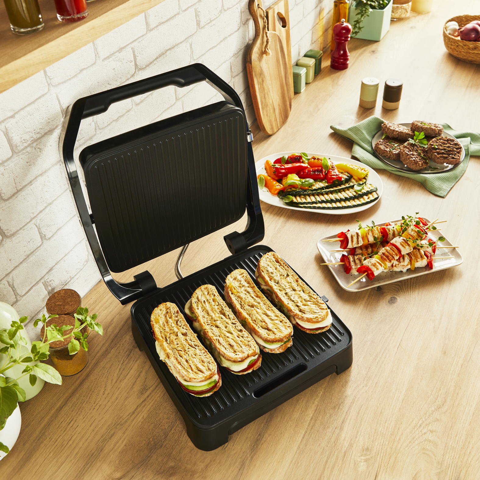 Tefal Inicio Adjust Paninimaker & grill GC272D10