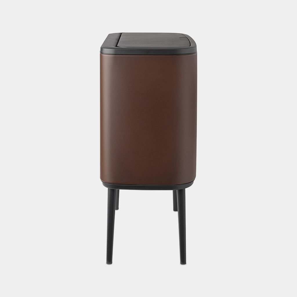 Afvalemmer BRABANTIA 208621 Bo Touch Bin 11+23L Cosy Brown