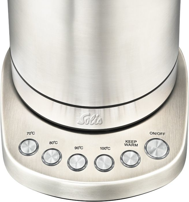 Solis Vario Temp Kettle waterkoker 1,7 l 2200 W Roestvrijstaal