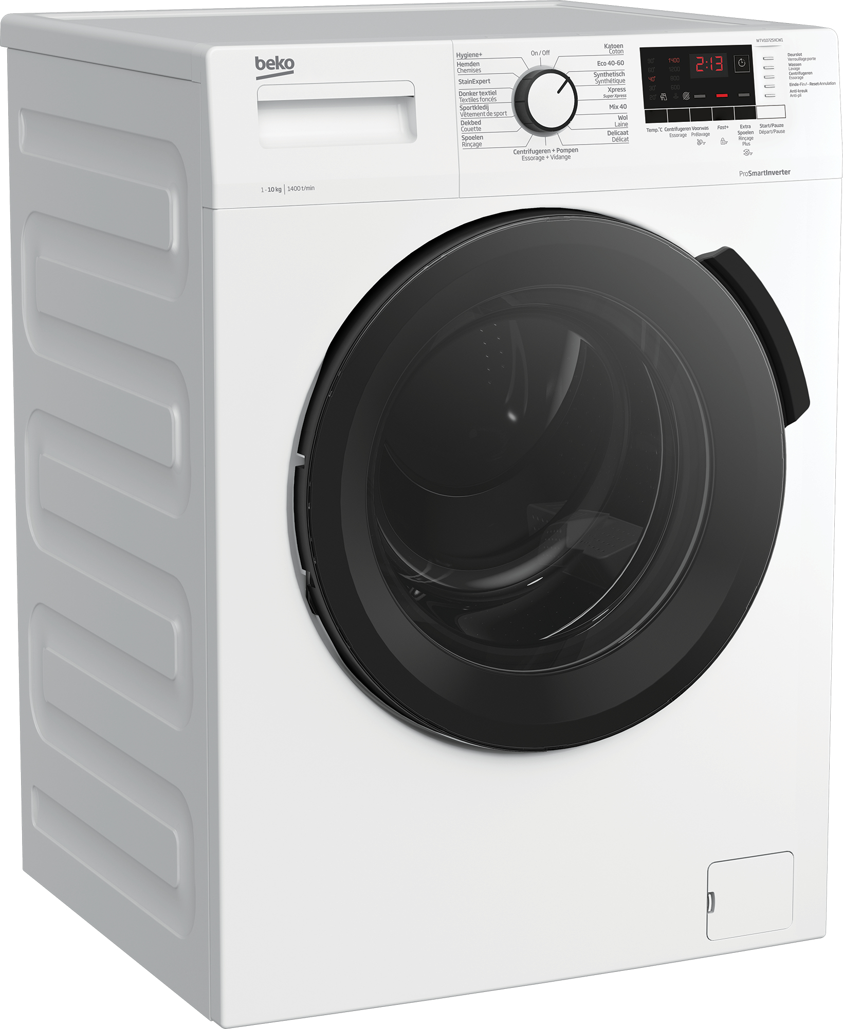 Beko WTV10725XCW1 wasmachine Voorbelading 10 kg 1400 RPM Wit