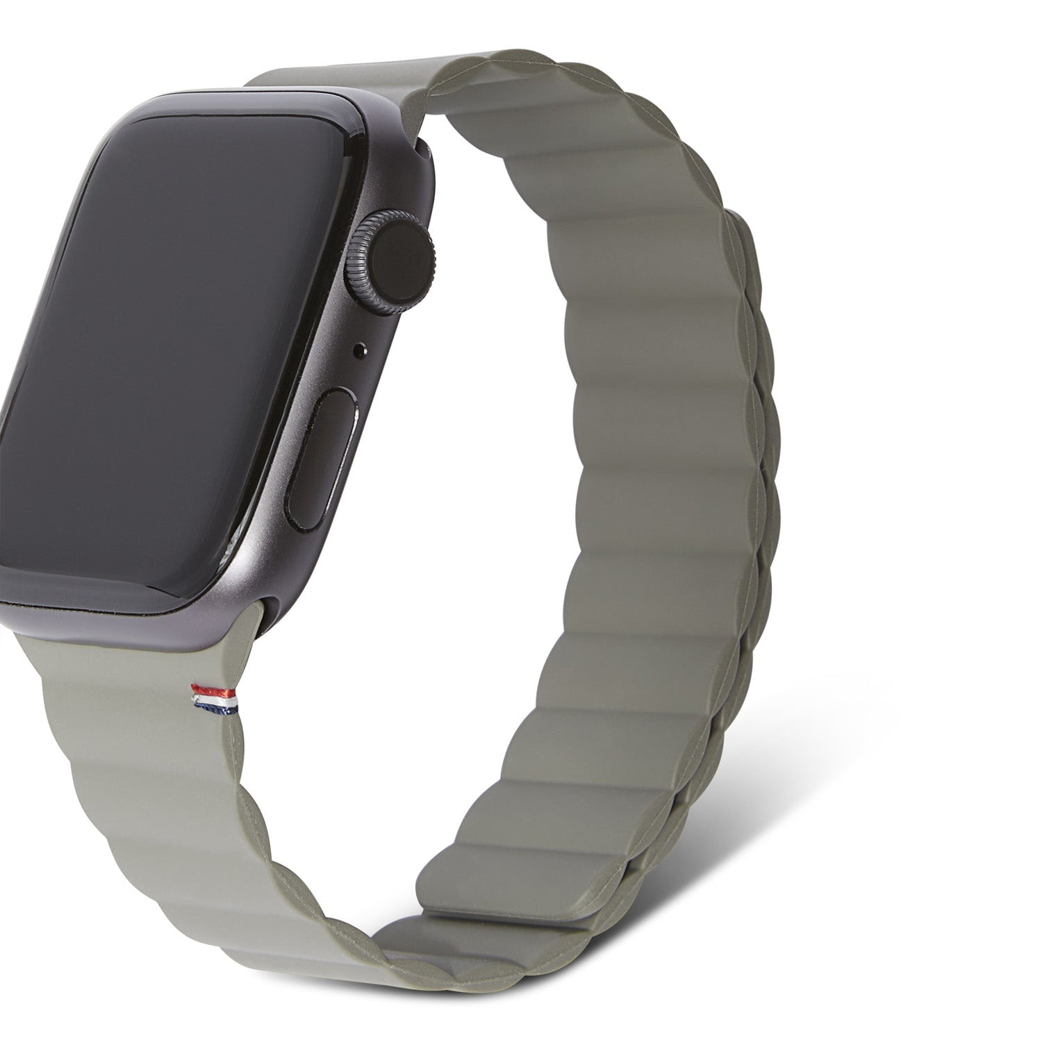 Decoded Apple Watch 42/44/45mm Silicone Magnetic Strap Olive