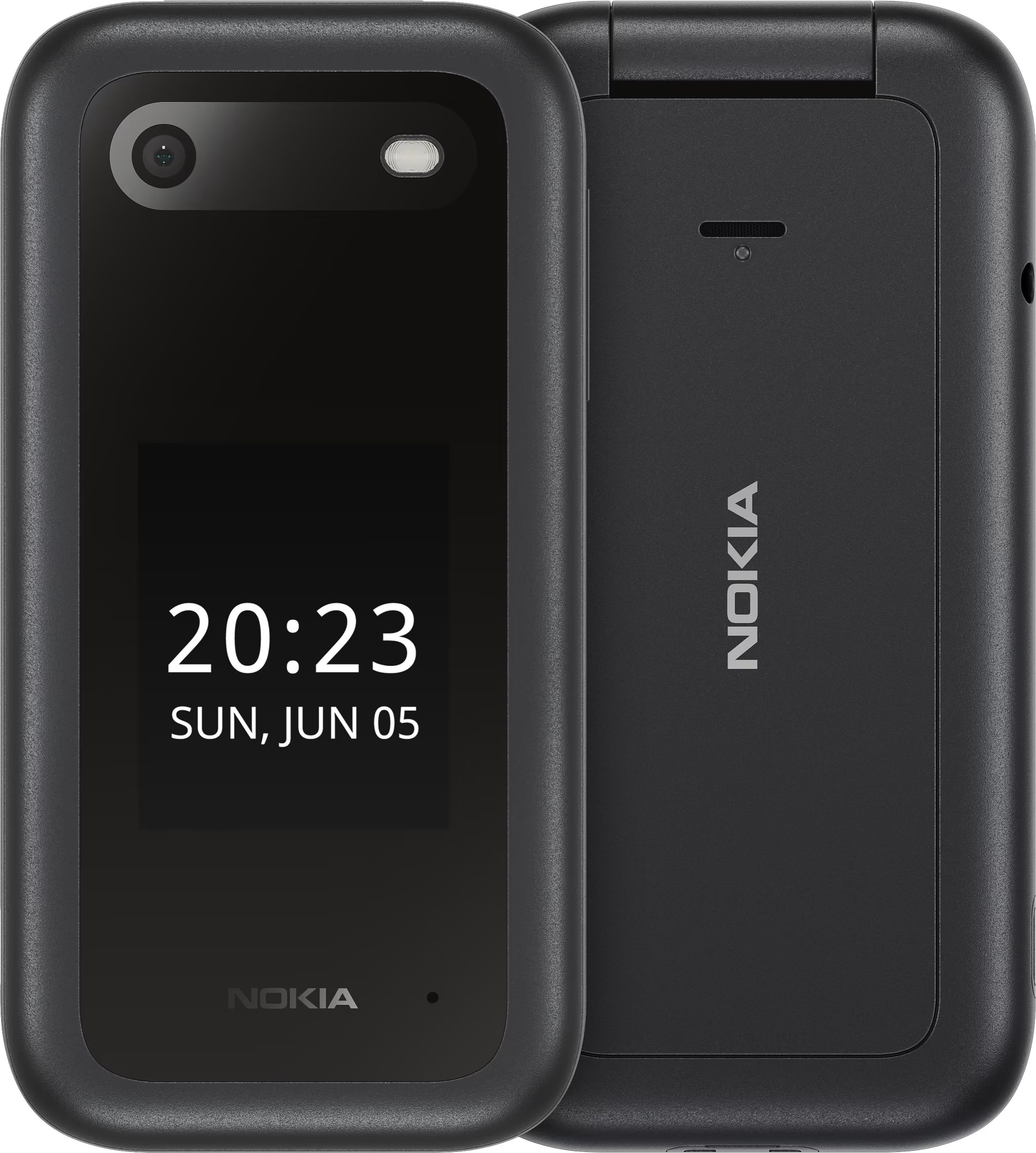 Nokia 2660 Flip 7,11 cm (2.8") 123 g Noir Téléphone d'entrée de gamme